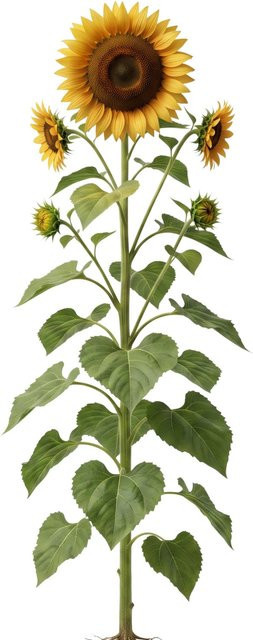 LaCaTho Sonnenblumen Samen Helianthus Annuus Gelbe Zierpflanze 100 Stück - Bild 1