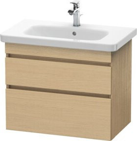 Duravit Waschtischunterschrank DuraStyle in Beige, wandhängend mit 2 Schubladen, B/T/H: 73 x 44,8 x 61 cm - Bild 1