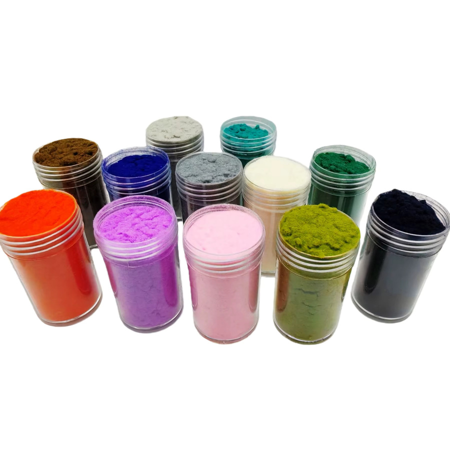 3D Candy Flocking Samt-Nylonfaser-Puder für Nagelkunst, 12 Farben, Matt - Bild 4