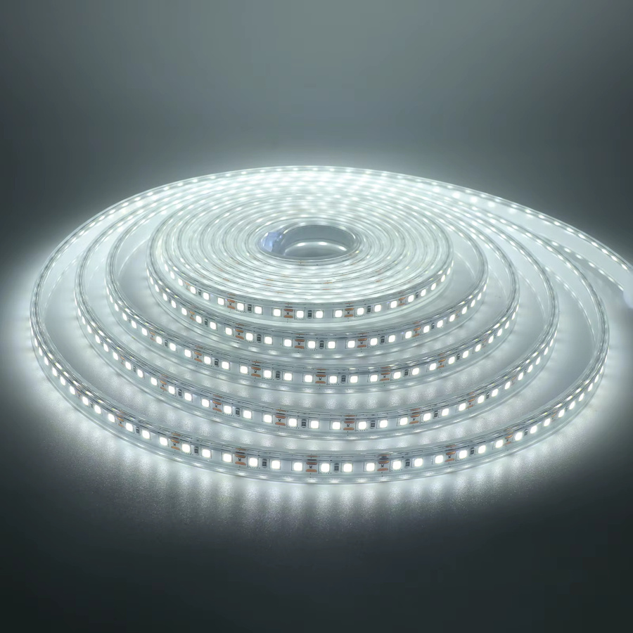 HEGEHE LED-Streifenlicht IP67 wasserdicht mit 120 LEDs/m, SMD 2835, CRI80, flexibles Silikon-Band für Garten und Außenbereich - Bild 2