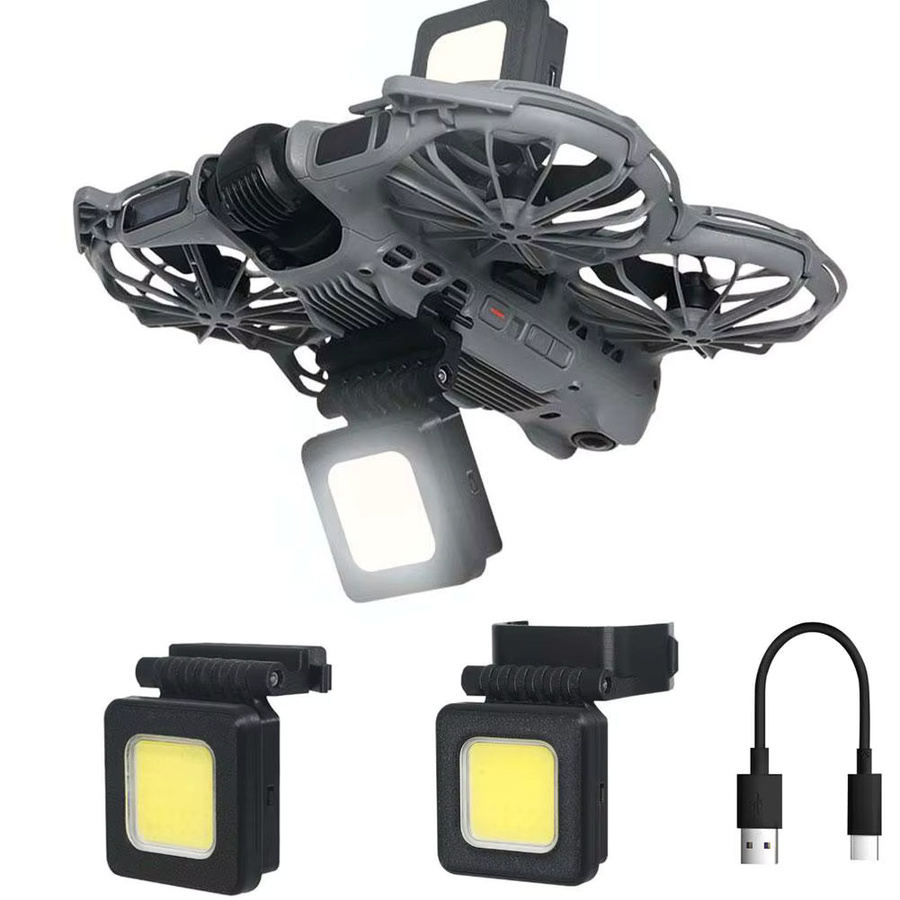 DJI Neo 2 Nachtfahrlicht Wiederaufladbare LED-Navigationslampe mit Schnellverschluss für das Landegestell - Bild 3