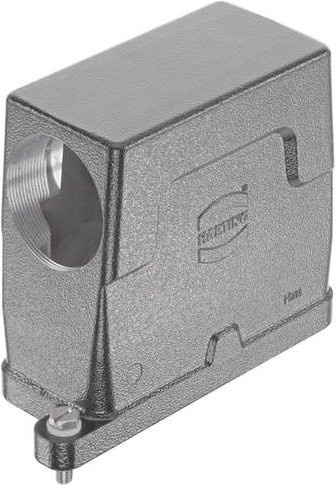 HARTING Tüllengehäuse 19 40 016 0568 in Grau aus Edelstahl - Bild 1