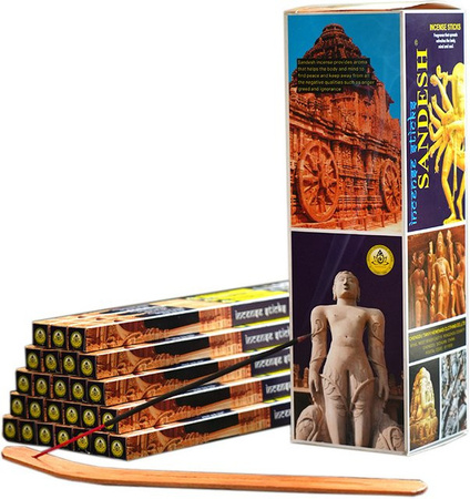 MINIDEAL Authentische indische und tibetische Räucherstäbchen mit Halter in Multicolour