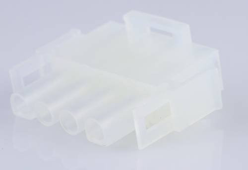 Molex Buchsengehäuse-Kabel in Beige und Transparent mit 6.35 mm Rastermaß - Bild 1