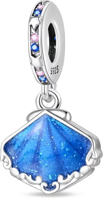 Charms Original Anhänger 925 Silber, vergoldet, Perle, Damen - Bild 1