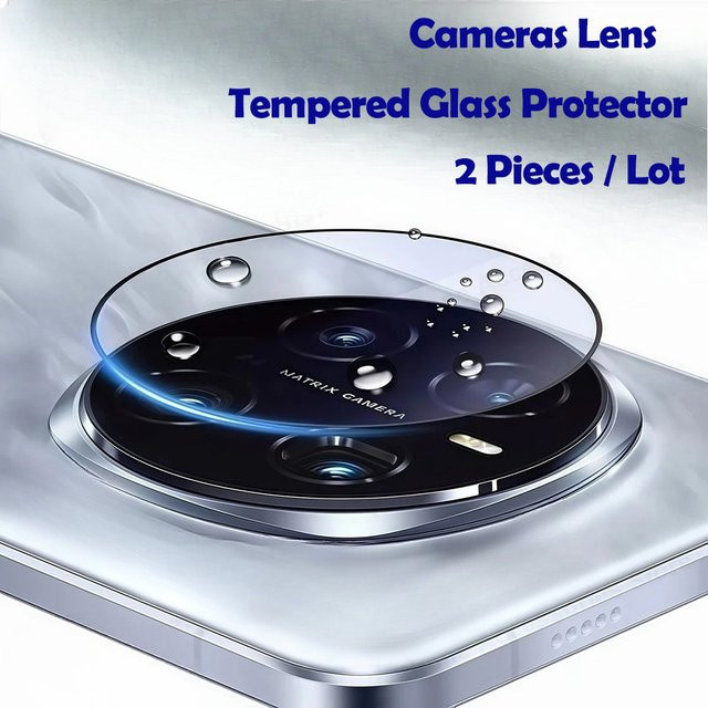 2er-Set HD gehärtetes Glas Kameraobjektiv-Schutz für Honor X9c, Honor 200, 100, 300 Pro und Honor GT X60 Pro, transparente Objektivabdeckung für die Rückseite - Bild 1