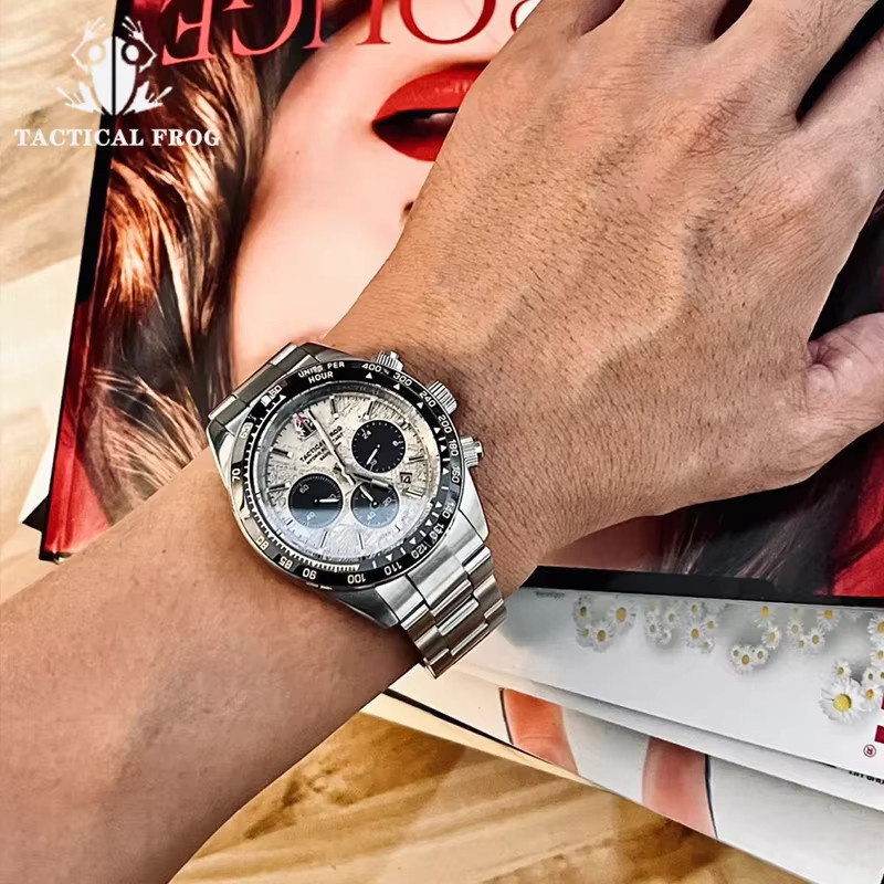 Tactical Frog Chronograph, Quarz, Edelstahl, Saphirglas, 20 ATM, Herren - Bild 3