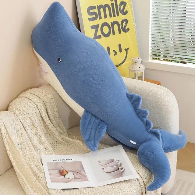 Kidsly Pottwal Plüsch Spielzeug Puppe, 40cm, ab 14 Jahren - Bild 1