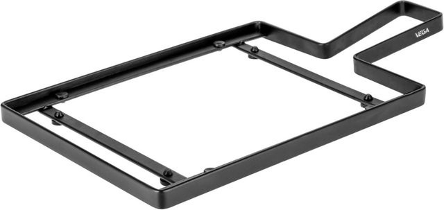 VEGA Rahmen Anaya Servierbrett aus Metall in Schwarz, rechteckig, B/T/H: 20,4 x 37,3 x 1,4 cm - Bild 1
