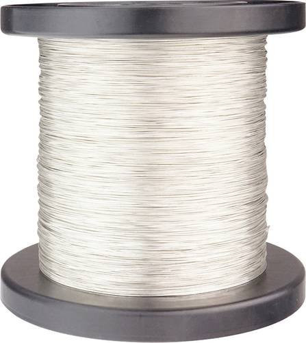 Donau Elektronik Kupferdraht in Silber, Durchmesser: 0,60 mm, Länge: 1000 m - Bild 1