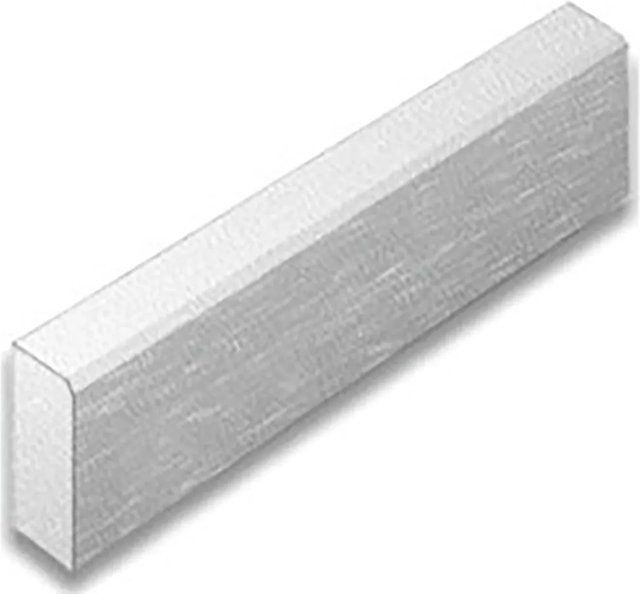 EHL Tiefbordstein aus Beton in Anthrazit, B/T/H: 100 x 30 x 8 cm - Bild 1