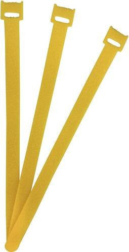 FASTECH Klettkabelbinder ETK-3-250-0208 Gelb L 250 mm x B 13 mm - Bild 1