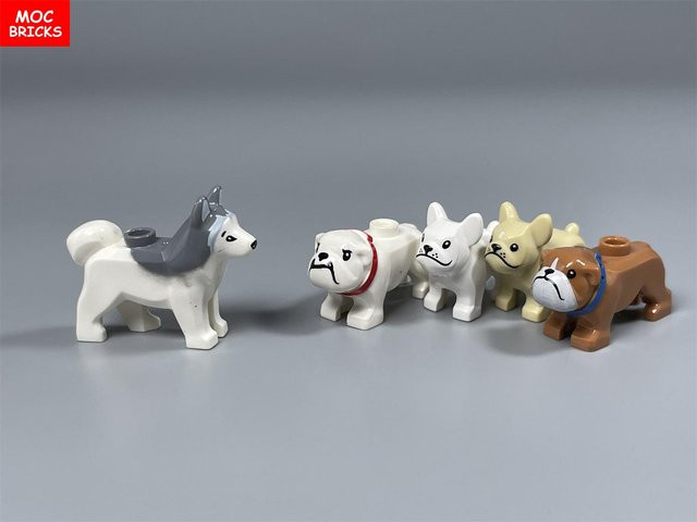 Yiran toy MOC Bausteine Kleine Hunde, Puppe, ab 6 Jahren - Bild 1
