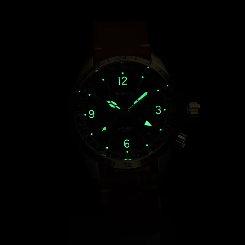 Milifortic Alpinist GMT Homage Armbanduhr, Automatik, 39,5 mm, Herren - Bild 2