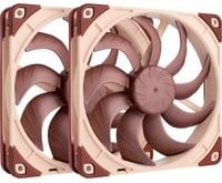 Noctua NF-A14x25 G2 Sx2-PP PWM Dual Fan Kit Gehäuselüfter in Braun und Beige - Bild 1