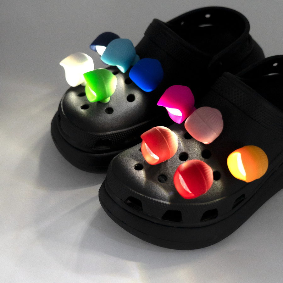 Schuh-Charms LED, 12 Farben, Unisex - Bild 2