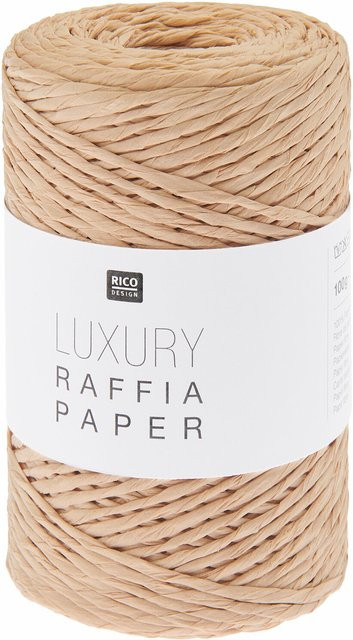 Rico Design Luxury Raffia Paper Bast in Beige - Bild 1