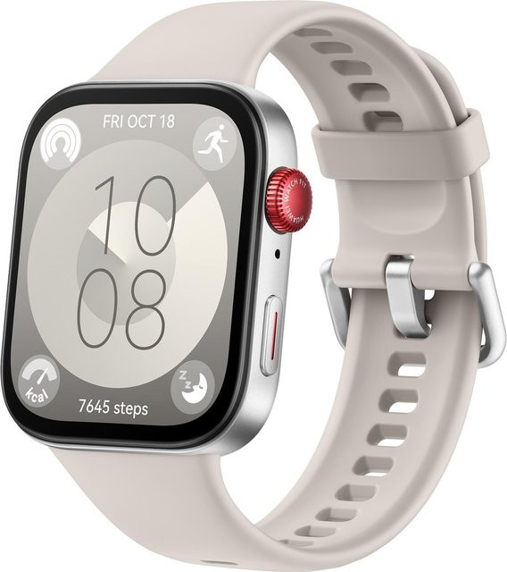 Huawei Smartwatch, Weiß, Aluminium, Silikon, Unisex - Bild 1