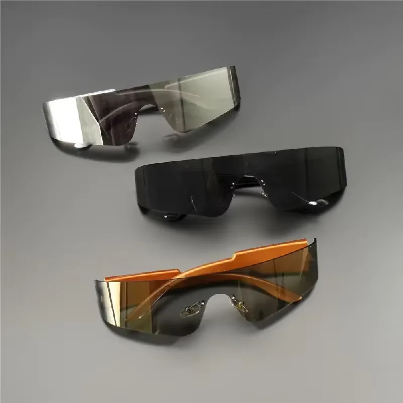 ZXWLYXGX Sonnenbrille, randlos, Unisex, Kunststoff, Wrap - Bild 2