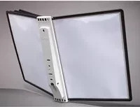 DURABLE Sichttafelwandhalter SHERPA WALL 5 in Schwarz und Weiß - Bild 1