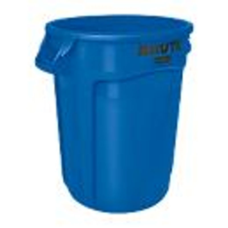 Rubbermaid Wertstoffsammler Brute aus Polyethylen, rund, 75 l, blau - Bild 2