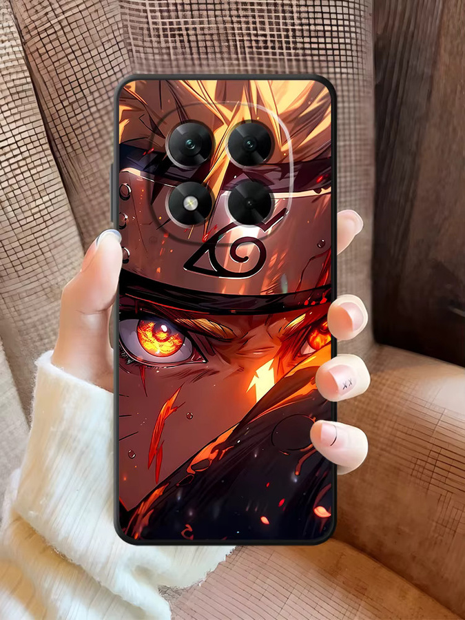 Xiaomi Handyhülle Naruto Design Soft Phone Cover in Schwarz für Redmi Note 13 14 Pro Plus 11s 10S 7 8 9S 9 10 11 12 Pro 12s - Bild 4