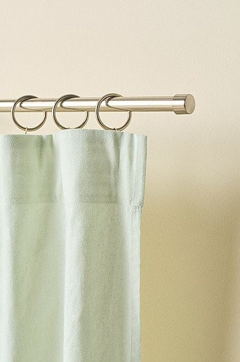 SCALA Gardinenstange aus Metall in Silber, Länge: 210–380 cm - Bild 1