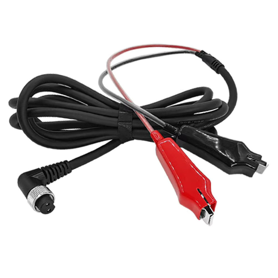 TOOPRE Stromkabel für elektrische Spule mit 90 Grad Ellenbogen, 1,5 mm2 Querschnitt, 7,5 mm Außendurchmesser, Schwarz, für Salzwasserangeln - Bild 2