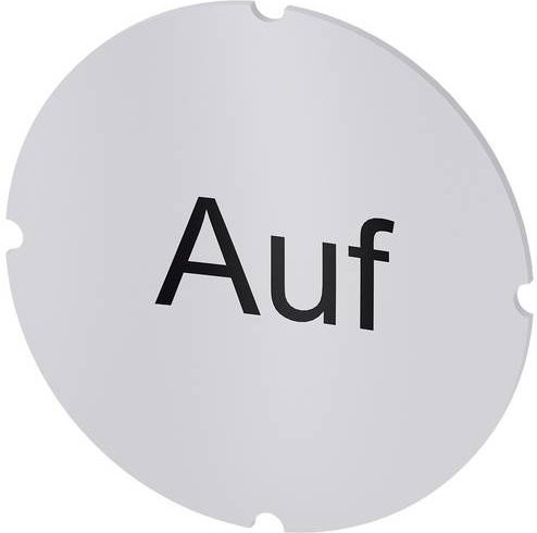 Siemens Einlegeschild 3SU1900-0AB71-0AD0 aus Kunststoff, 10 Stück, Schwarz und Weiß - Bild 1