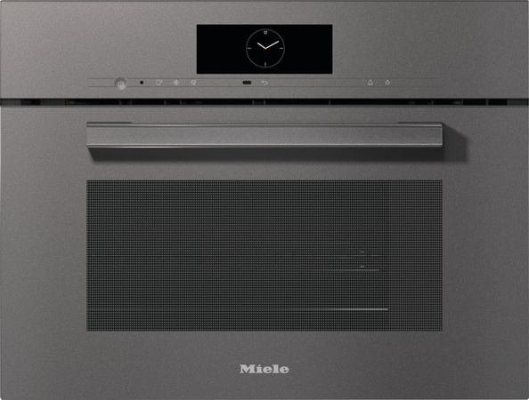 Bosch DGM 7840 Dampfgarer mit Mikrowelle in Graphitgrau/Anthrazit mit Automatikprogrammen und Dampfunterstützung