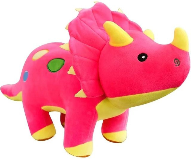 Linyi toy car Plüsch-Dinosaurier-Puppe, Stegosaurus-Triceratops-Plüschtier, 40cm, ab 3 Jahre - Bild 1