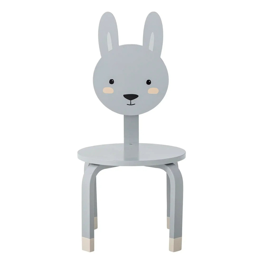 Bloomingville Mini Marle Kinderstuhl aus Holz in Grau mit skandinavischem Design - Bild 1