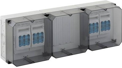 Spelsberg AKi-ST 64 Verteilerschrank in Grau und Transparent - Bild 1