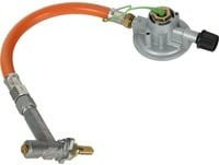 Weber Ersatzteil 65741 Schlauch und Regler mit Ventil und Druckminderer für Gas in Orange - Bild 1