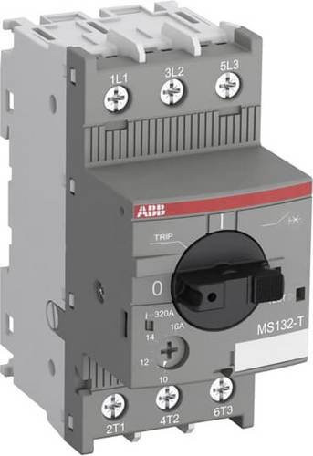 ABB MS132-4.0T Leistungsschalter in Grau mit einem Einstellbereich von max. 80 mA und einer maximalen Schaltspannung von 690 V/AC - Bild 1