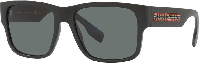 Burberry 4358 Iconic Collection Sonnenbrille, quadratisch, Vollrand, Unisex, grau - Bild 1
