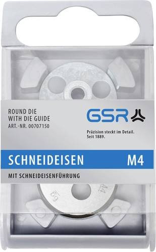 GSR Schneideisen metrisch M6 aus HSS-G in Silber - Bild 1