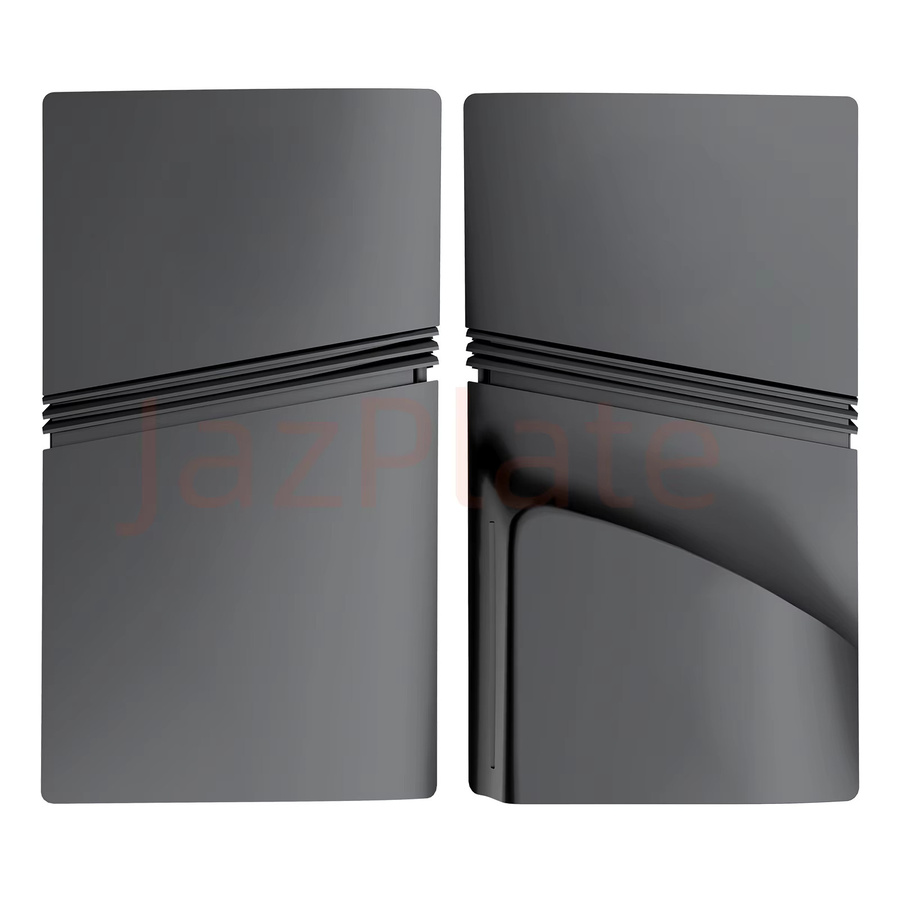 Sony PlayStation 5 Pro Disc Edition Custom Side Panel Shell Ersatz Frontplatte in Schwarz - Bild 6