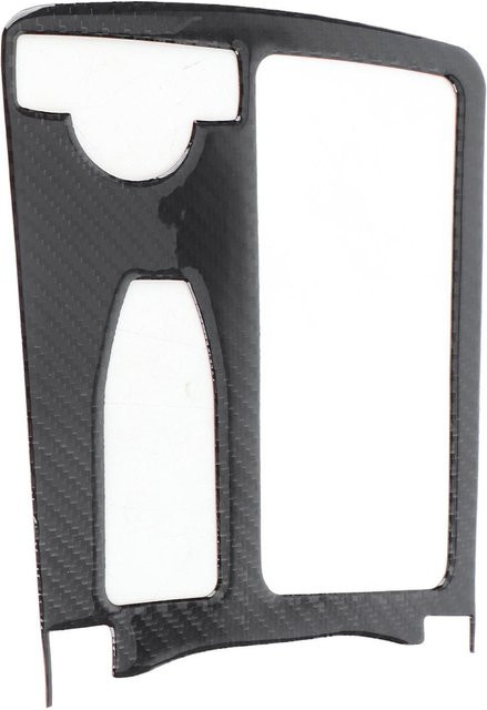 Kohlefaser Mittelkonsolen Becherhalter Verkleidung für W204 2005-2012 in Grau - Bild 1