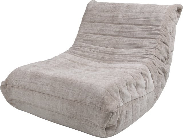 LIVARNO Indoor-Loungesessel mit Armlehnen in Beige aus Stoff und PU-Schaum - Bild 1