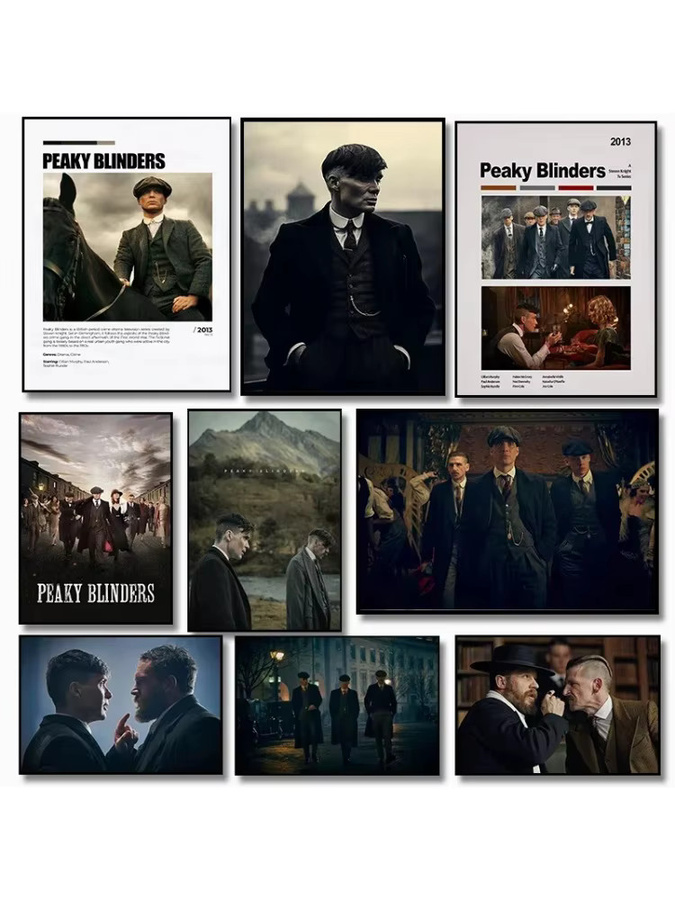 Peaky Blinders TV Play Classic Pop Poster Leinwand Wandkunst für dein Wohnzimmer oder Kino - Bild 4