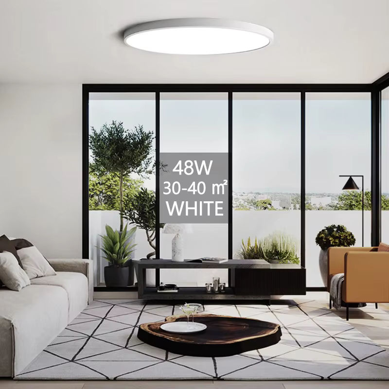 MARPOU moderne ultradünne LED-Deckenleuchte in Weiß für das Schlafzimmer - Bild 3