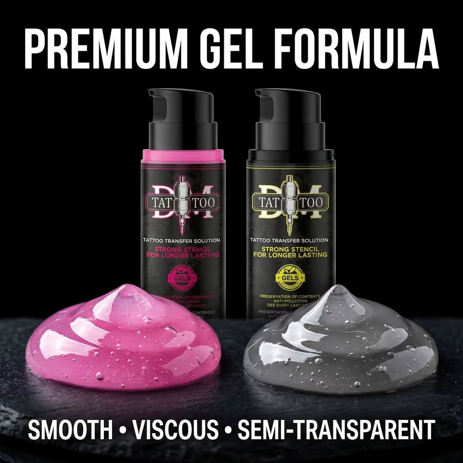 DMTATTOO Tattoo-Schablonen-Transfergel, 100 ml/250 ml - Bild 4