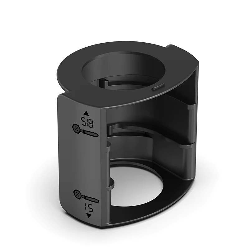 HiBREW Kaffeemühle Siebträgerhalterung für 51 mm und 58 mm Siebträger, Kaffeegriff-Unterstützung für G3 und G3A, Schwarz - Bild 2