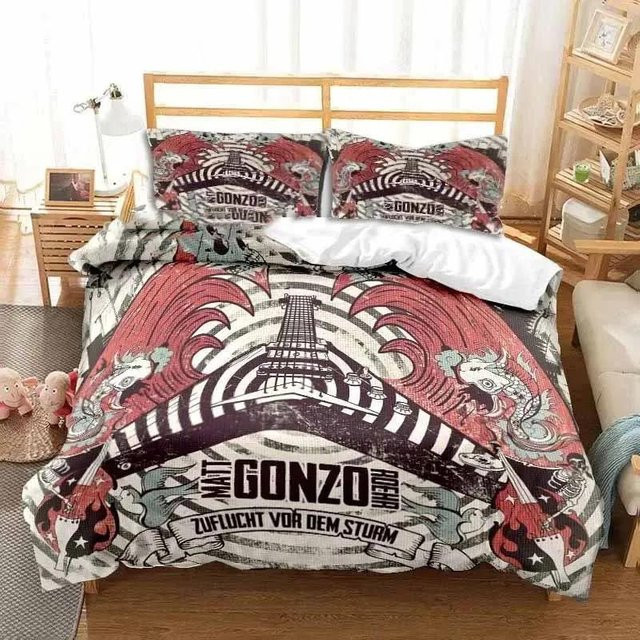Gu Tao Bettwäsche-Set Böhse Onkelz 3-teilig, Mehrfarbig, B/H: 140 x 210 cm - Bild 1