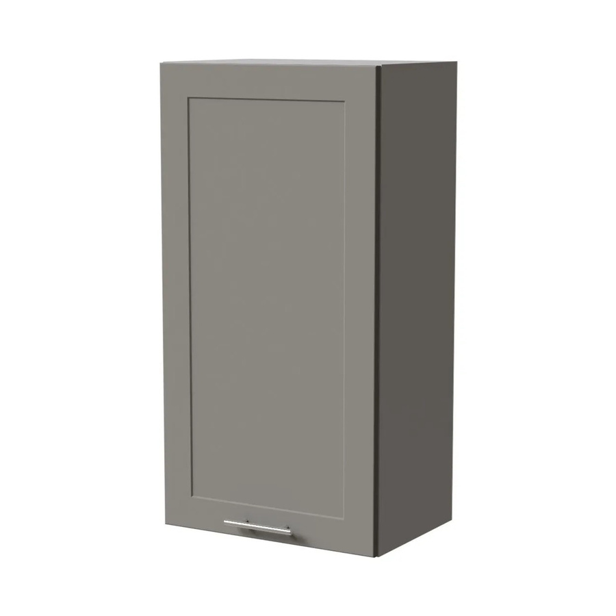 Feldmann-Wohnen Hängeschrank Oslo in Staubgrau Matt mit Soft-Close-Türen und Regalböden, B/T/H: 50 x 32,5 x 96 cm - Bild 2