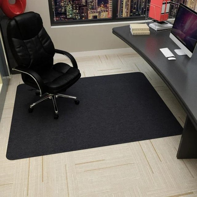 Karpetti Computer-Gaming-Matte Schwarz, rutschfester Teppich für Büro und Wohnzimmer, B/T: 80 x 50 cm - Bild 1