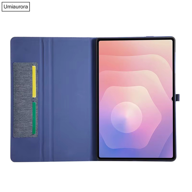 Samsung Folio PU-Leder Stand-Tablet-Hülle Wallet Cover für Tab S11 11 Zoll und Tab S11 Ultra 14,6 Zoll in Blau - Bild 4