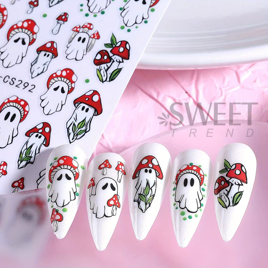 SWEET TREND Nail Art Sticker Halloween Serie, 4 Stück, Matt - Bild 2