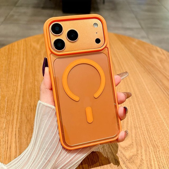 NYFundas Anti-Vergilbungs-Klarsichthülle mit MagSafe für iPhone 17 Pro Max, 16, 15, 14, 13, 12 und Mini in Transparent - Bild 1